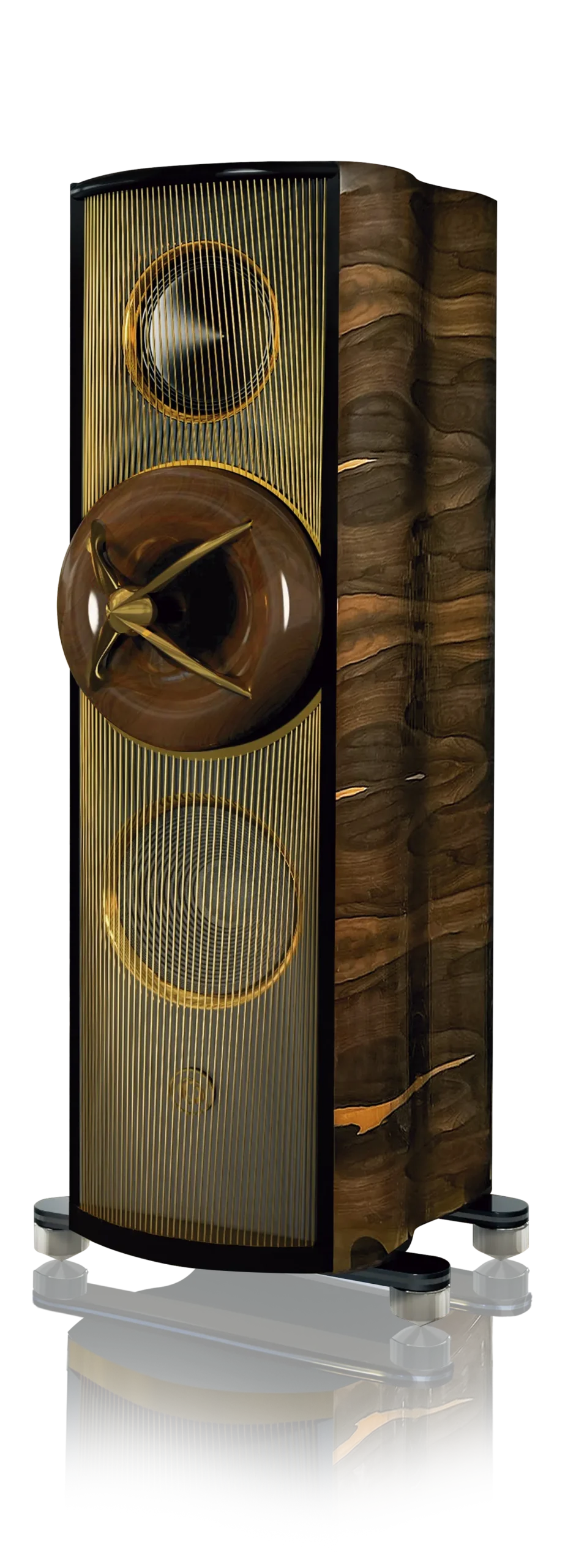 Kolumny Audionostrum Jupiter na czarnym tle